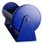 Vintage Scandinavian Blue Wall Sconce from Ikea, 1980s For Sale