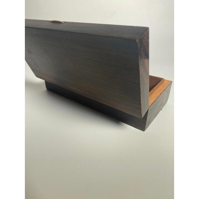 Ebony Macassar Box in Brown Color, France, 1930s For Sale - Image 3 of 8