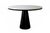 Chi Dining Table in White and Black Gloss Lacquer by Moanne For Sale - Image 4 of 4