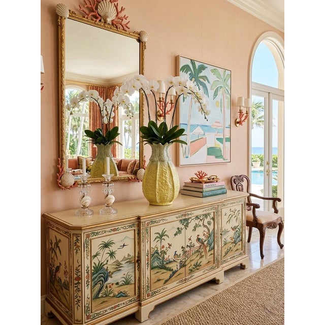 Vintage Italian Mid-Century Majolica Pineapple Vase For Sale - Image 11 of 11