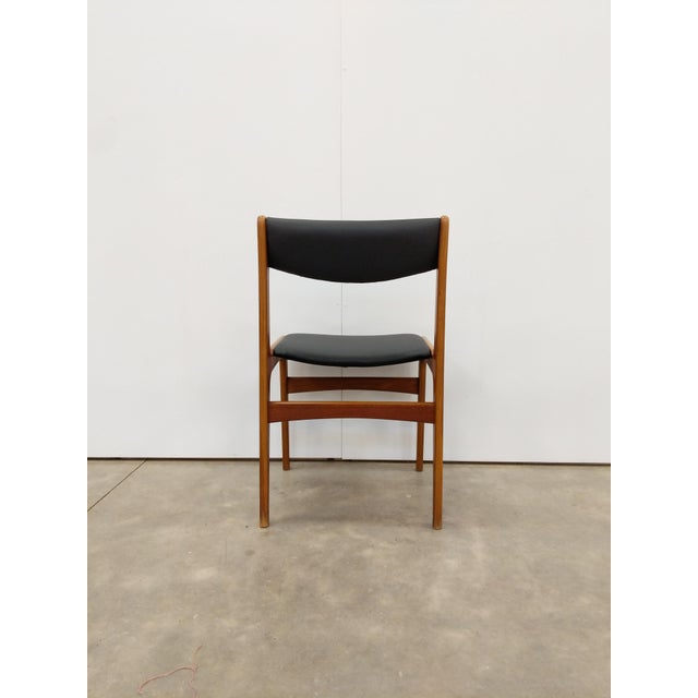 1960s Vintage Danish Modern Dining Chair Attributed to Erik Buch For Sale - Image 5 of 7