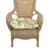Ficks Reed Vintage High-Back Woven Wicker & Rattan Armchair For Sale - Image 4 of 18
