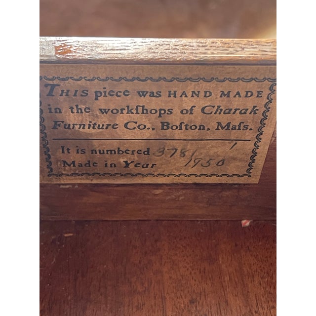 1950s Charak Furniture Co. Chippendale Style Mahogany Block-Front Chest ...