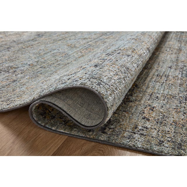 Loloi Rugs Jean Stoffer x Loloi Katherine Ocean / Gold 7'-10" x 10' Area Rug For Sale - Image 4 of 10