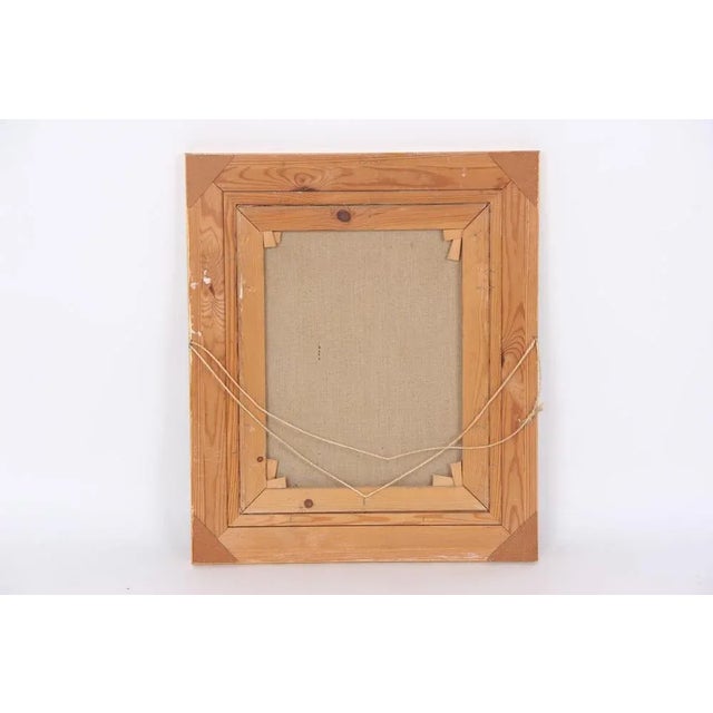 Modern Danish Artist, Atelier, 1960s, Oil on Canvas, Framed For Sale - Image 3 of 4