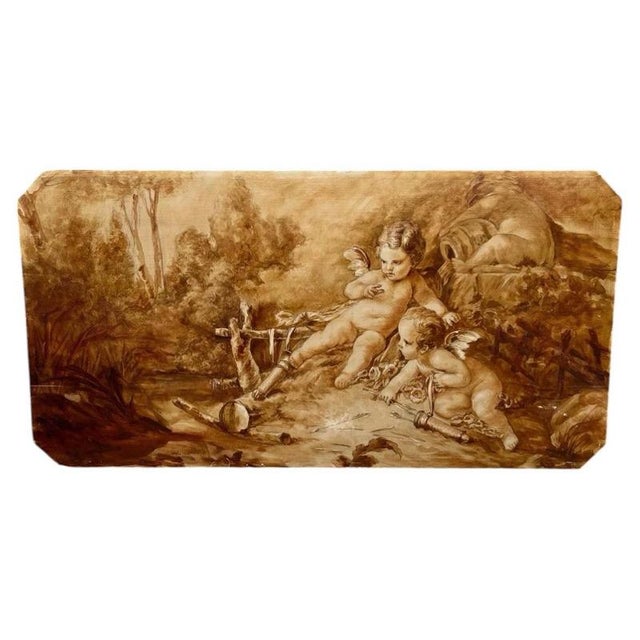 Textile After Antoine Ferracci, Nude, Figurative Composition, Oil Painting on Canvas For Sale - Image 7 of 7