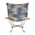 Infused with a playful palette of blues, this fabric features a modern, stepped pattern that brings an artistic energy to...
