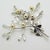 Vintage Italian Handmade Genuine Sterling Silver 925 Christmas Holly and Mistletoe Figurine, 1980s For Sale - Image 3 of 15