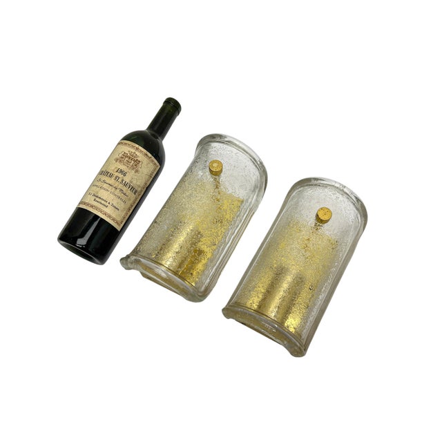 1960s Vintage Murano Glass Wall Lights from Limburg, Germany, 1970s, Set of 2 For Sale - Image 5 of 15