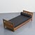 Mid-Century Modern Vintage Oak Bed by René Gabriel, Lieuvin, 1948 For Sale - Image 3 of 14