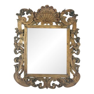 Antique Italian Wall Mirror, Vintage Elegance From the 20th Century For Sale