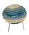 1960s Space Age Bali Pop Art Armchair in Woven Vinyl | Mid-Century Modern For Sale - Image 4 of 11