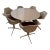 Mid Century Modern Dining Set – Maurice Burke for Arkana – Tulip Table and Chairs, Set of 7. For Sale