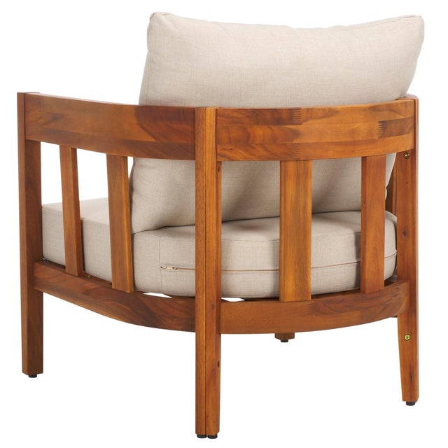 Owen Club Chair Set of 2, Natural/Taupe For Sale - Image 11 of 11