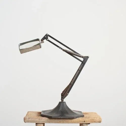 Art Deco Style Anglepoise Table Magnifier by N&B Ltd., 1930s For Sale - Image 3 of 9