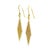 Metal 1980s Pair of Elsa Peretti for Tiffany & Co. 18k Gold Mesh Diamond Drop Earrings For Sale - Image 7 of 14