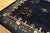 1920s 1920s Black Background Color With Floral Design Antique Chinese Peking Rug For Sale - Image 5 of 12