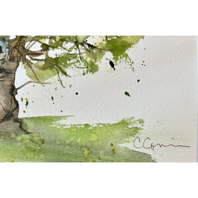 Paper Giclee Print “Avocado Tree” Watercolor Painting For Sale - Image 7 of 10