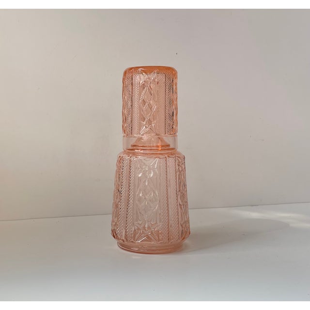Pink Art Deco Pink Decanter by Brockwitz, 1920s For Sale - Image 8 of 8