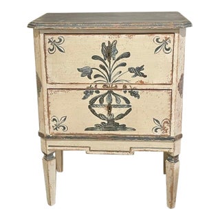 German Neoclassical Hand Painted Side Tables For Sale
