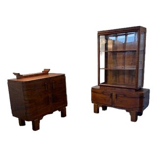 Art Deco Living Room Set, Set of 3 For Sale
