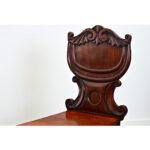 Pair of Early 19th Century English Regency Mahogany Hall Chairs For Sale - Image 9 of 12