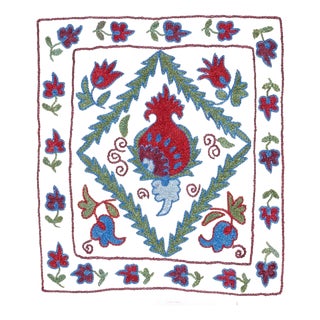 17"x19" Handmade 100% Cotton Cushion Cover. Embroidered Pillowcase. Lace Pillow For Sale