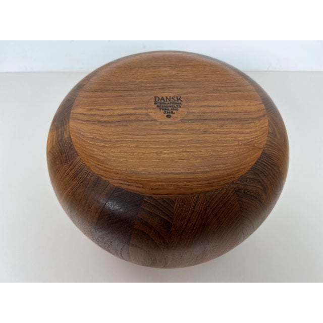 Wood Teak Salad Bowl by Jens Quistgaard for Dansk For Sale - Image 7 of 9