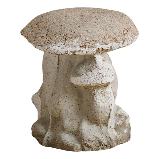 French Concrete Mushroom Garden Sculpture, 1960s - 2 Available For Sale