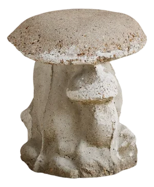 French Concrete Mushroom Garden Sculpture, 1960s - 2 Available