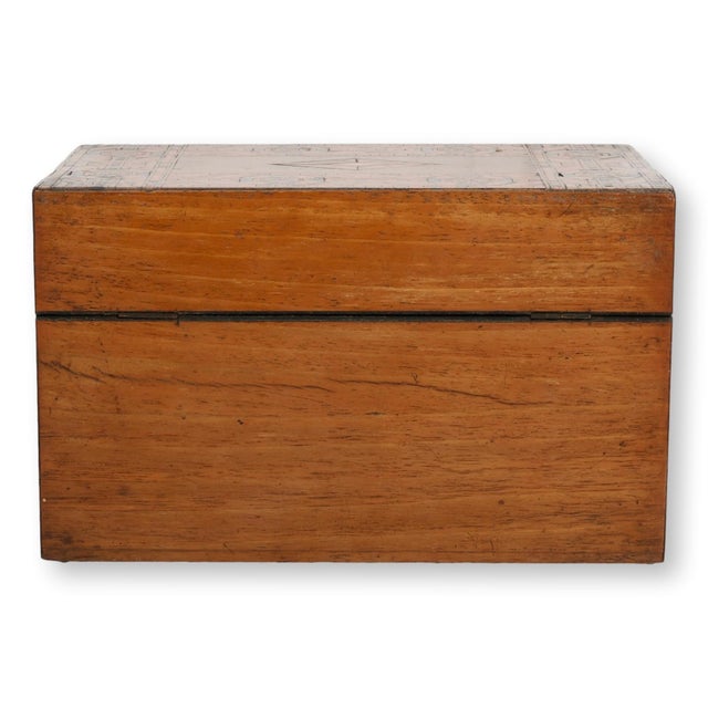 Late 19th Century Antique English Tunbridge Ware Inlaid Sewing Box For Sale - Image 5 of 8