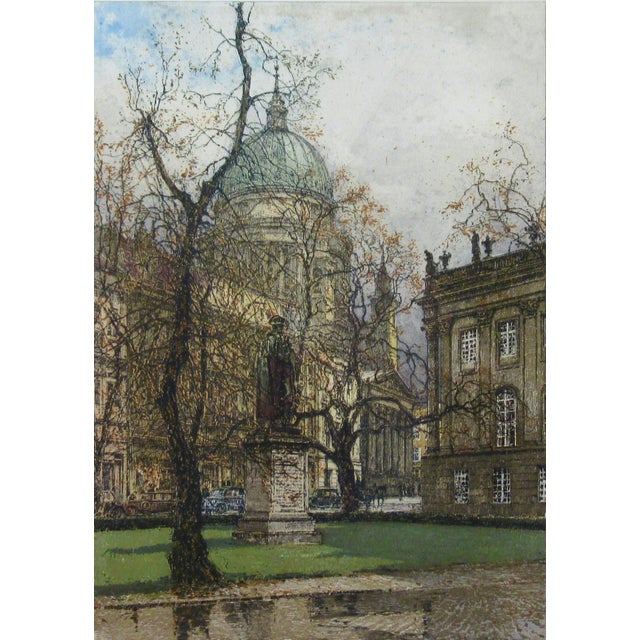 Realism Luigi Kasimir Wien C. 1930 Original Print For Sale - Image 3 of 6