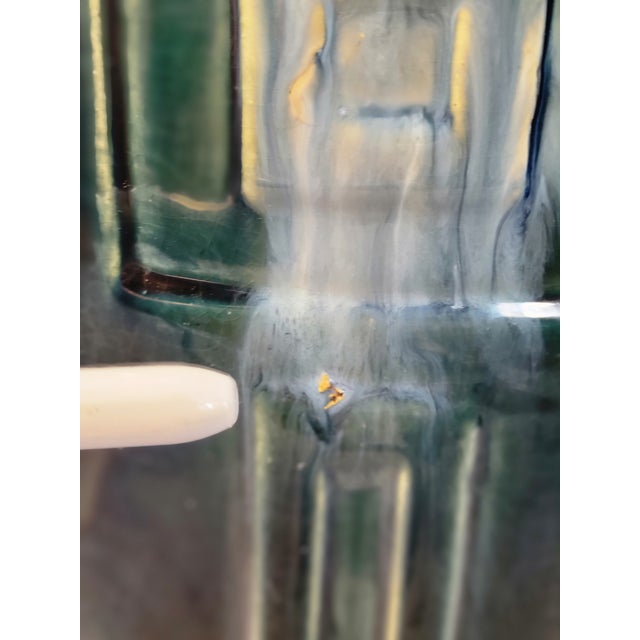 Ceramic c.1910s American Arts & Crafts Pottery Umbrella Stand For Sale - Image 7 of 8