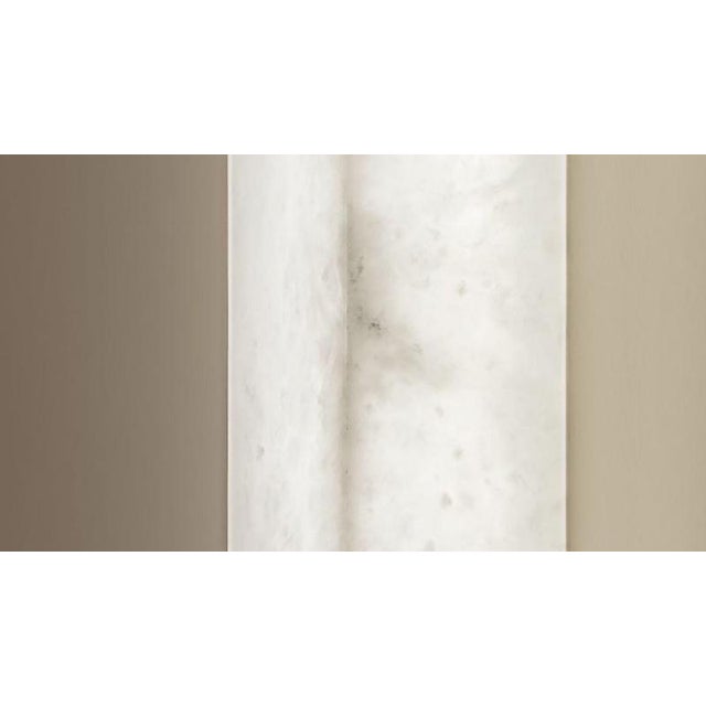 Square Slim 96 Wall Lamp by United Alabaster For Sale - Image 4 of 6