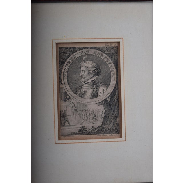 Wolfert Van Borselen and VOC, Founding Scene, 1970s, Engravings, Framed For Sale - Image 7 of 12