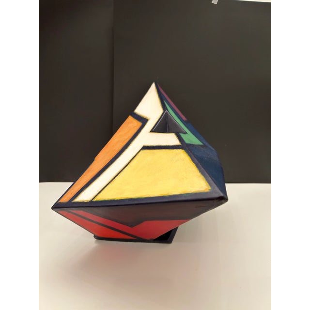 Postmodern Postmodern Mondrian Inspired Sculpture For Sale - Image 3 of 8