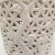 Vintage Blanc De Chine Reticulated Chinoiserie Vase With Cherry Blossom Motif For Sale - Image 4 of 7