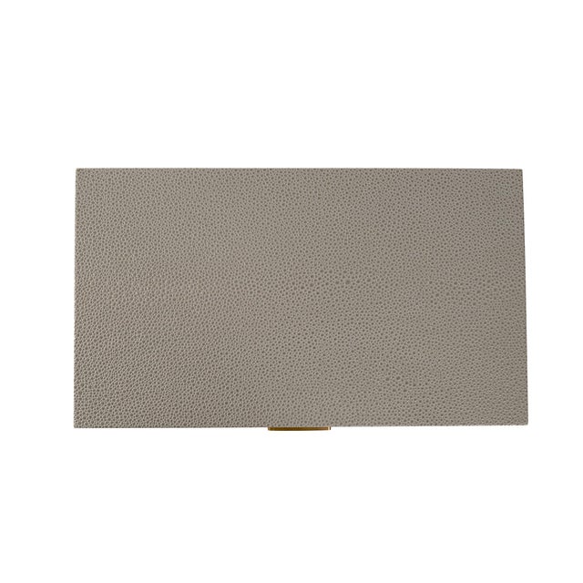 Gray Anette Decorative Box - Large For Sale - Image 8 of 11