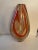 Glass Mid-Century Murano Teardrop Vase With Atomic Swirl For Sale - Image 7 of 7