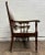Antique Carved Spindle Back Carved Upholstered Settee For Sale - Image 9 of 10
