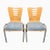 Stackable Metal and Wood Chairs, 1990s, Set of 4 For Sale - Image 16 of 16