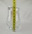 Hand Blown Seeded Glass Hurricane Vase Swirl Ribbon Detail Clear 9" For Sale - Image 9 of 11