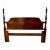 Cherry Queen/Full Headboard Vintage Poster Bed Chippendale Style For Sale