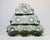 Mid 20th Century Vintage Green Scrollwork Metal Tiered Display Stand For Sale - Image 5 of 9