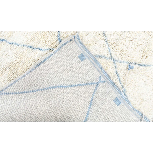 Geometric Modern Diamond Soft Beige Rug "Sky Diamond" by Doris Leslie Blau For Sale - Image 4 of 9
