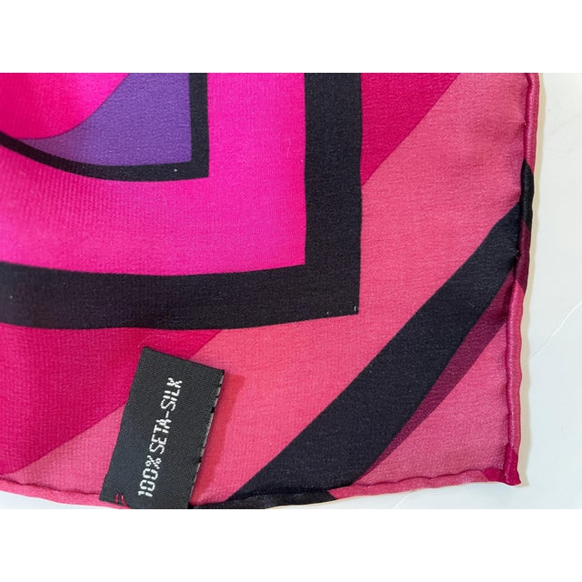 Contemporary Jean-Louis Scherrer Paris Silk Scarf Vintage 1980s For Sale - Image 3 of 11