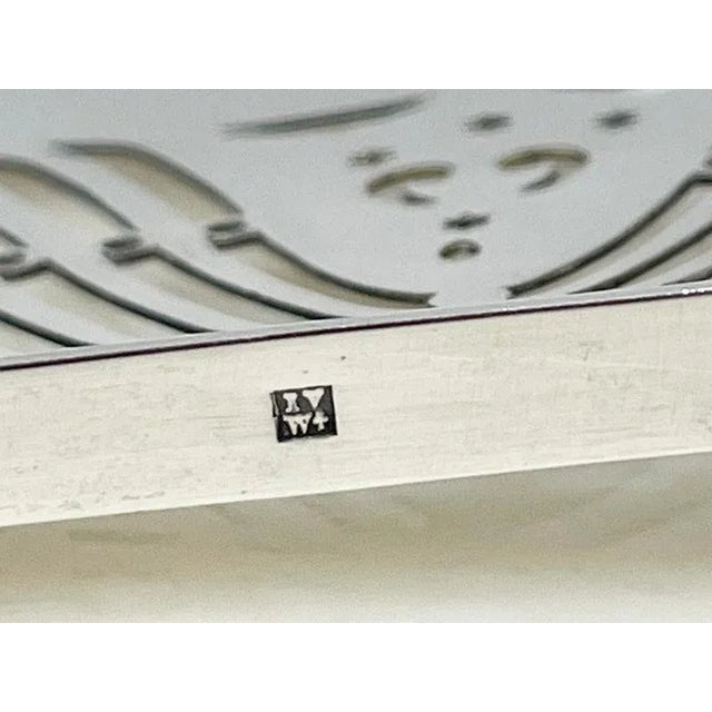 Dutch Silver Fish Server by Jacob Van Wijk, 1824 For Sale - Image 6 of 8