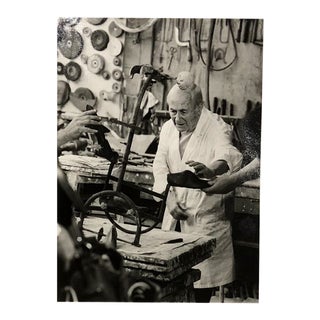 Vintage 12 Photos of Joan Miro by Clovis Prevost For Sale