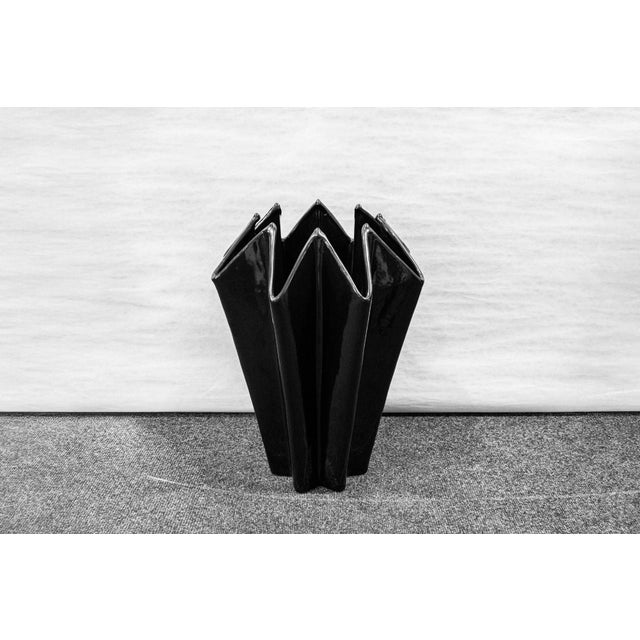 Ceramic umbrella stand. Made in Italy 1970s