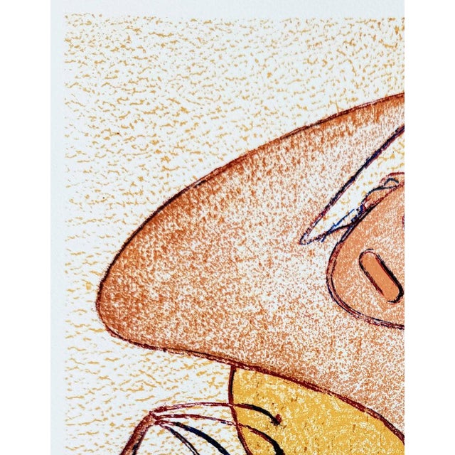 Max Ernst, Hommage à San Lazzaro, 1975, Lithograph, in Flawless conditions. Designed 1970 to 1979